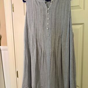Sundress, sleeveless knee length